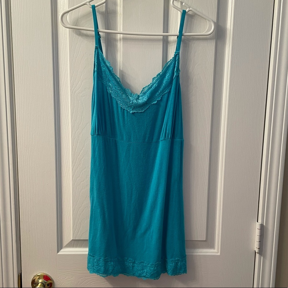 Lane Bryant turquoise cami